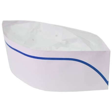 Calot papier réglable avec liseré rouge/bleu – CAL001 – MYHD