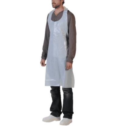 Tablier blanc en polyéthylène blanc – TB001 – MYHD