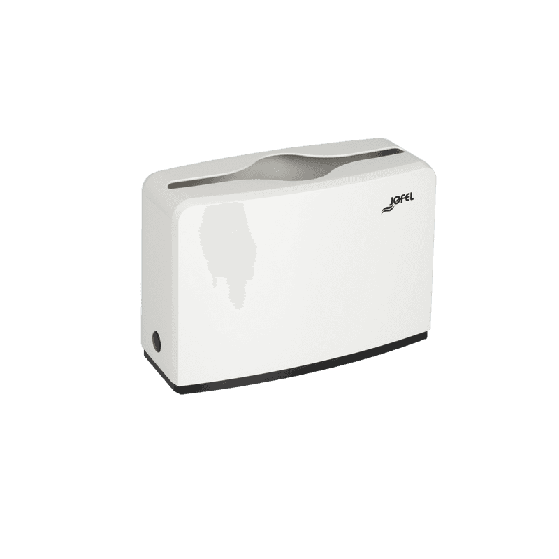 Distributeur d'essuie-mains à poser rectangulaire blanc – AH52000 – MYHD