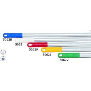Manche aluminium anodise embout blanc diametre 25 mm – BR-5062 – MYHD
