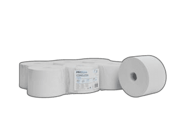 PAPIER TOILETTE MAXI DÉVIDAGE CENTRAL SANS MANDRIN