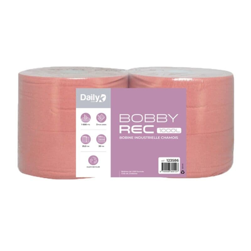 Bobine industrielle chamois recyclée, 1 000 formats, 300 m