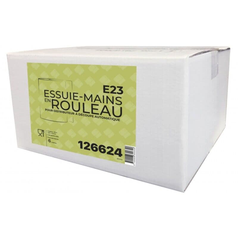 Essuie-mains en rouleau 140 m, 2 plis, largeur 23,5 cm