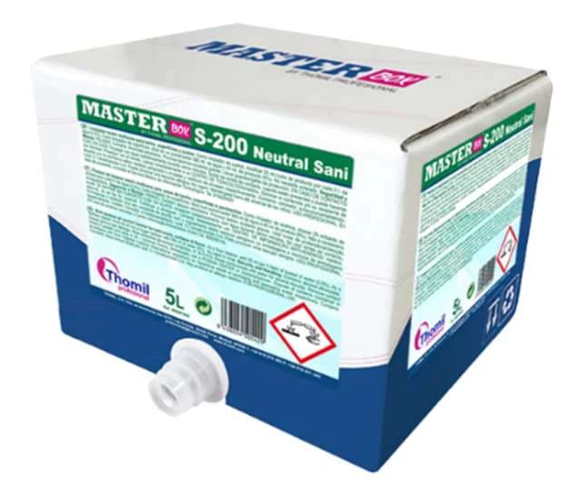 MasterBox S200 NEUTRAL SANI – Nettoyant neutre 5 L — vue de face du produit
