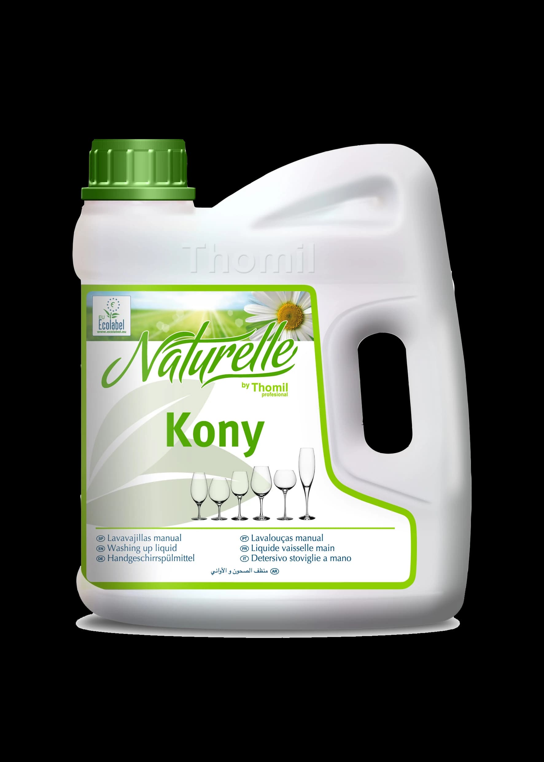 Naturelle KONY – Liquide vaisselle concentré — vue de face du produit