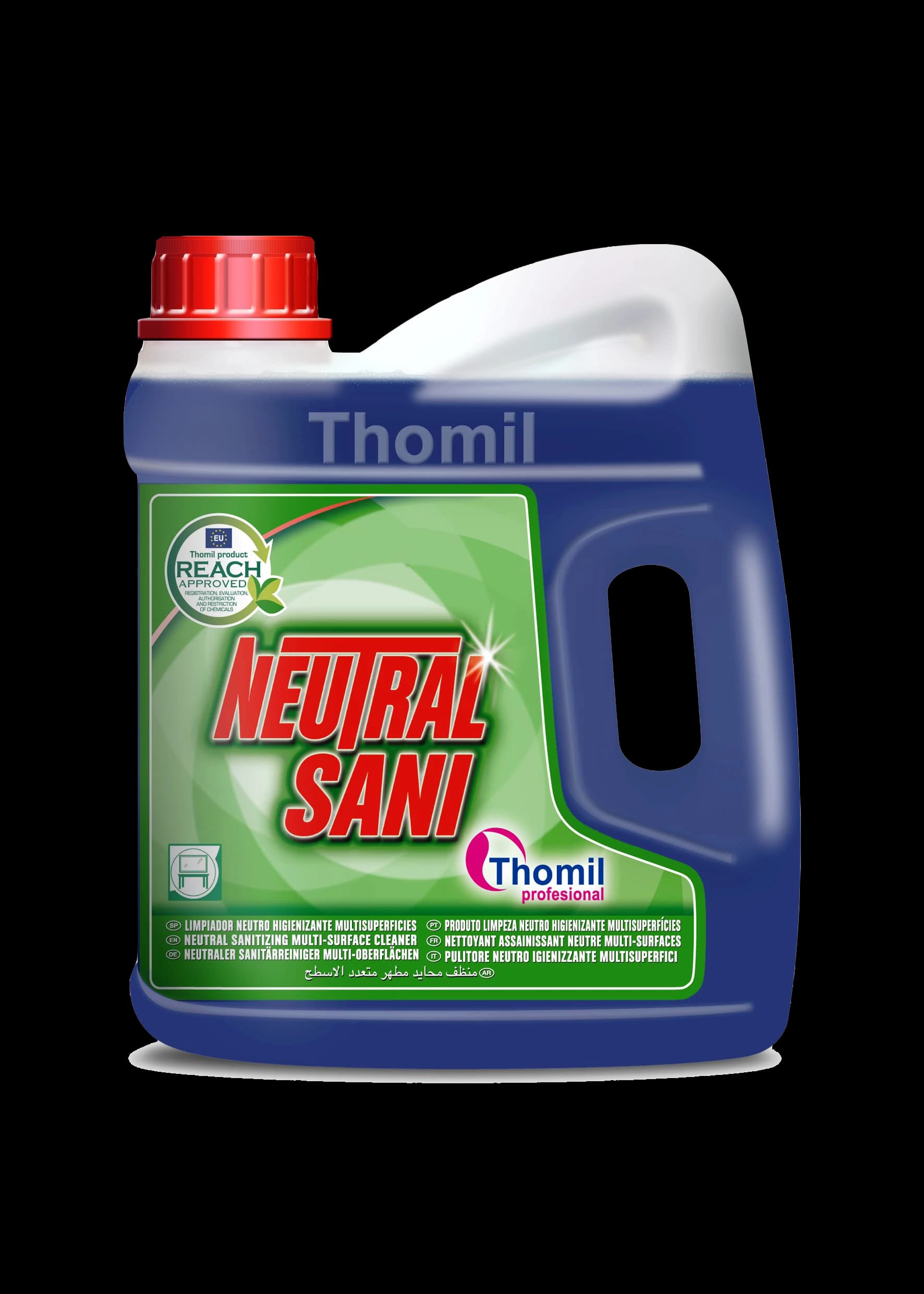 NEUTRAL SANI – Nettoyant neutre multi-surfaces — vue de face du produit