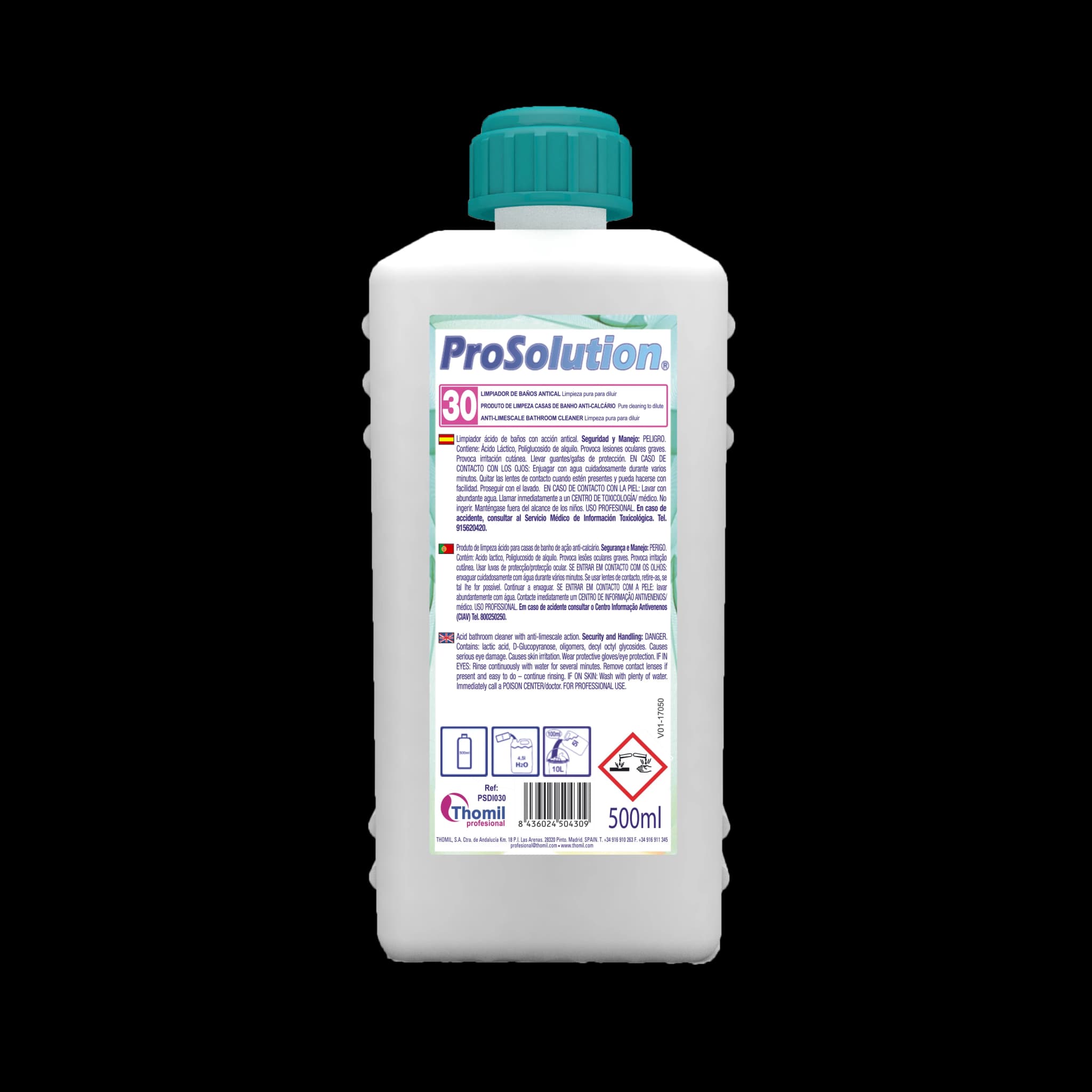 ProSolution 30 – Nettoyant anticalcaire concentré — vue de face du produit