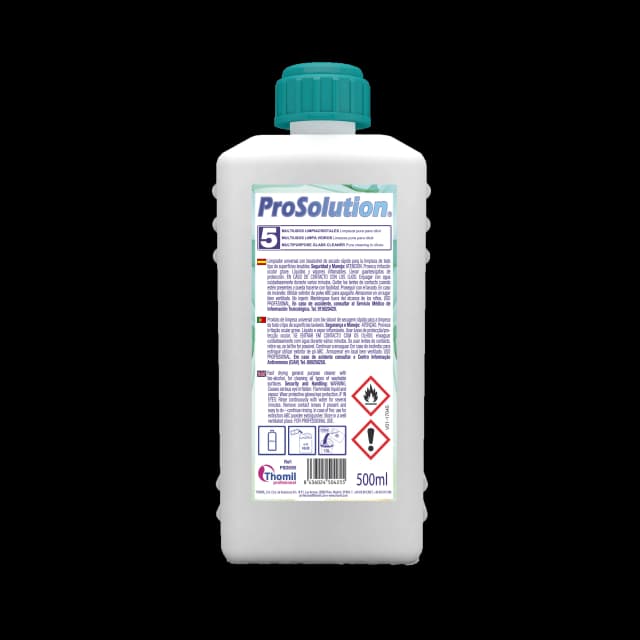 ProSolution 5 – Nettoyant vitres et multi-surfaces concentré — vue de face du produit