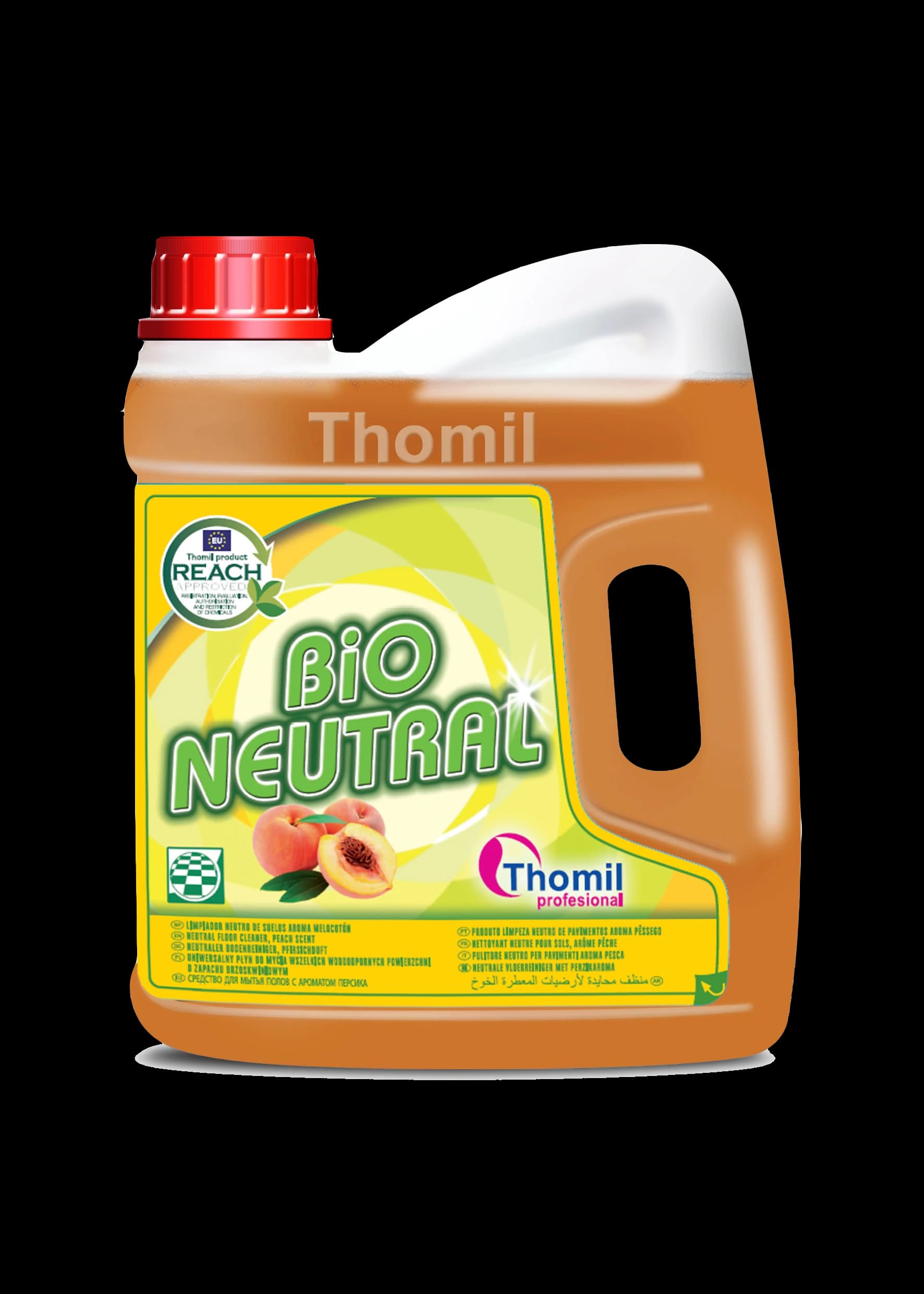 BIO NEUTRAL PEACH – Nettoyant neutre parfum pêche — vue de face du produit