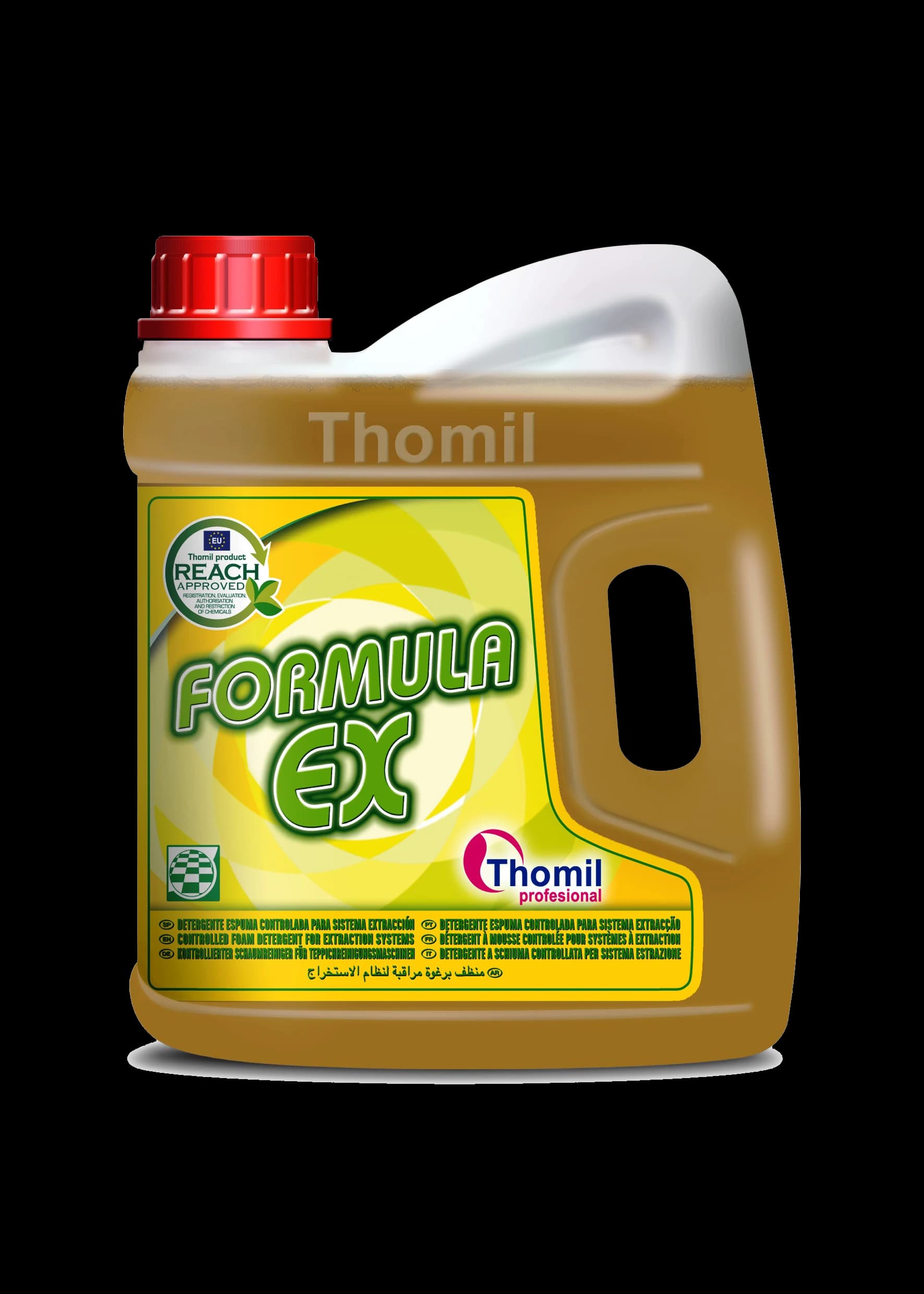 FORMULA EX – Nettoyant textiles à mousse contrôlée — vue de face du produit