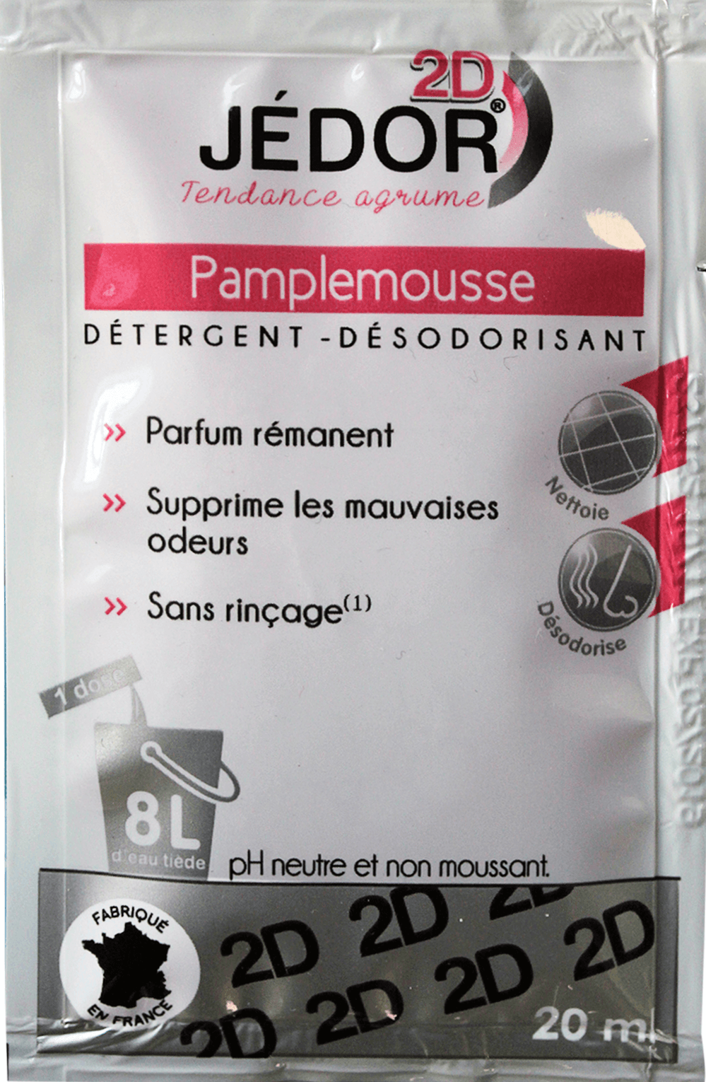 5204-JEDOR dosettes 2D-PAMPLEMOUSSE-20 ML – JDP5204 – MYHD