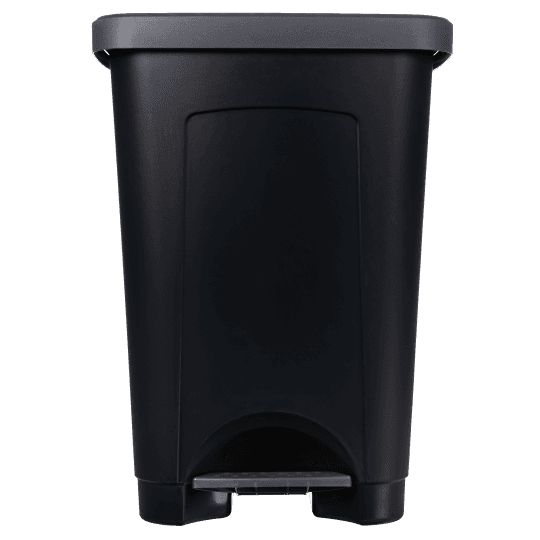 Poubelle plastique à pédale 50 L gris ou noir – PPG50L – MYHD