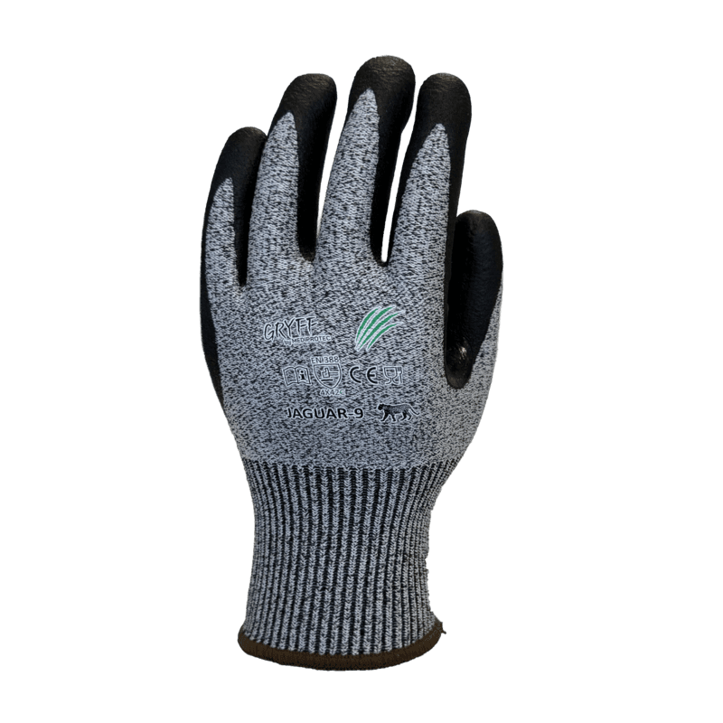 Gant HPPE mousse nitrile noir