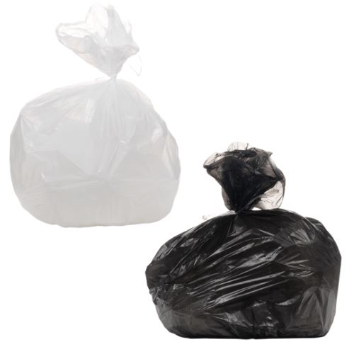 SAC POUBELLE 30L 25µ NOIR OU BLANC