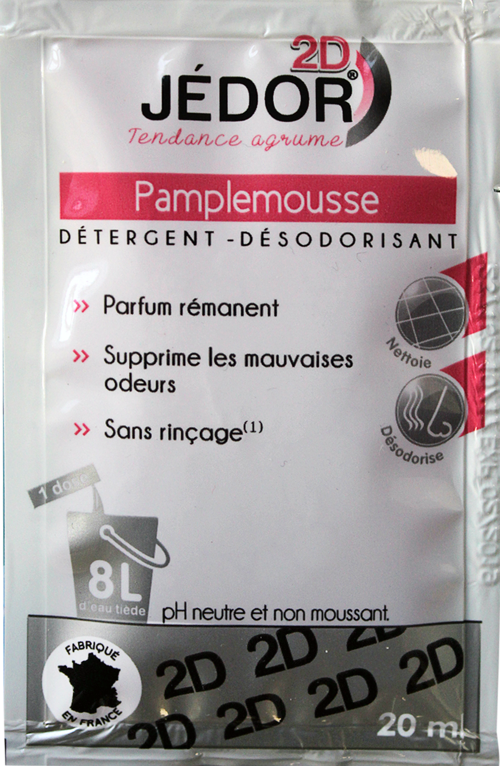 5204-JEDOR DOSETTES 2D-PAMPLEMOUSSE-20ML