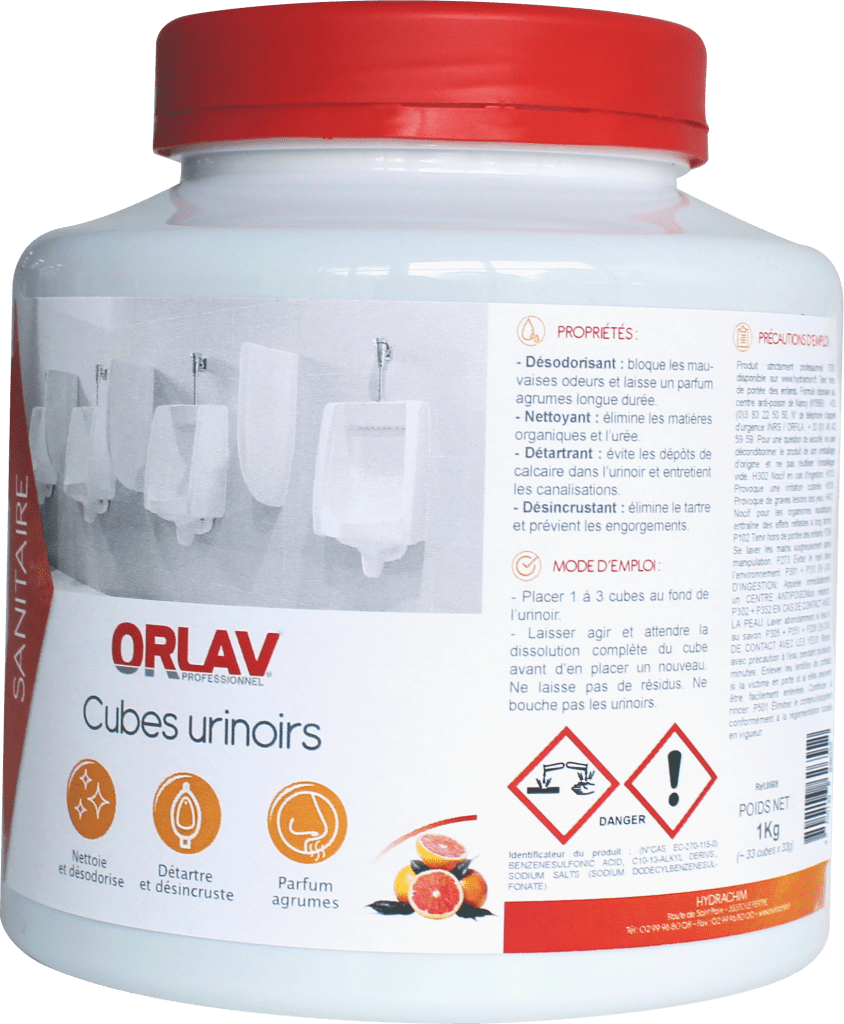ORLAV 0569 PASTILLES URINOIRS PARFUMEES 1KG