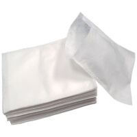 GANT DE TOILETTE ECO POLYESTER BLANC